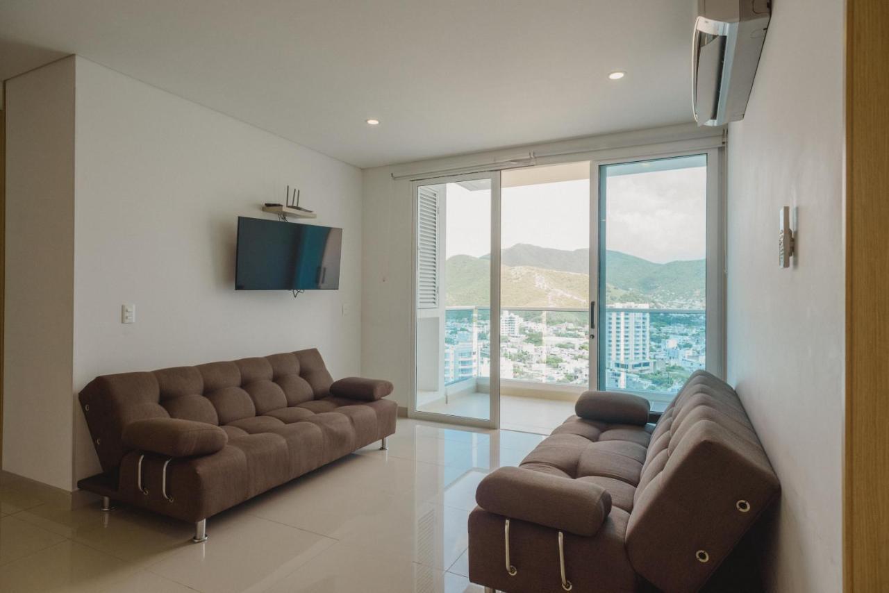 Edificio Reserva Del Mar, Apartamentos 1618, 1614 Y 1714 Santa Marta  Buitenkant foto